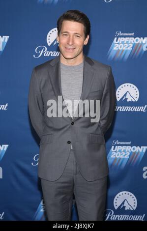 Tony Dokoupil attends the Paramount Upfront 2022 Blue Carpet on May 18