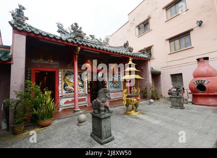 Sen Wang Kong Temple in Kuching, Sarawak, Malaysia. Stock Photo