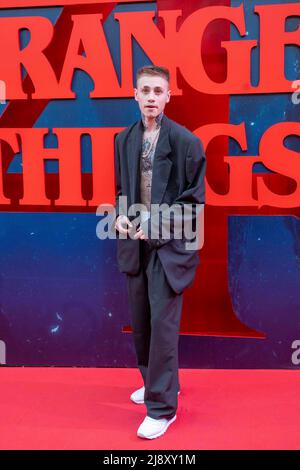at photocall for the premiere of the television series Stranger Things Season 4 in Madrid, May 18, 2022. Credit: CORDON PRESS/Alamy Live News Stock Photo