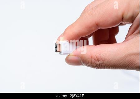 cable and device connectors usb type-c Stock Photo