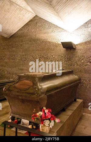 Tomb of Emperor Maximilian I of Mexico (1832-1867), New Vaultl, Capuchin Crypt, Vienna, Austria. Stock Photo