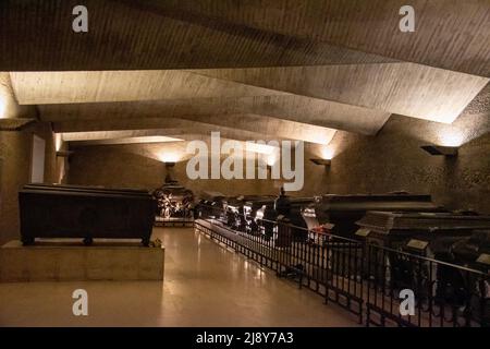 New Vault, Capuchin Crypt, Vienna, Austria. Stock Photo
