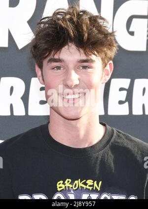 Blake Manning arrives at the CHIP ‘N DALE: RESCUE RANGERS World