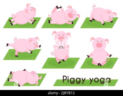 Sheep yoga poses collection. Farm animals set. - Stock Illustration  [65880246] - PIXTA