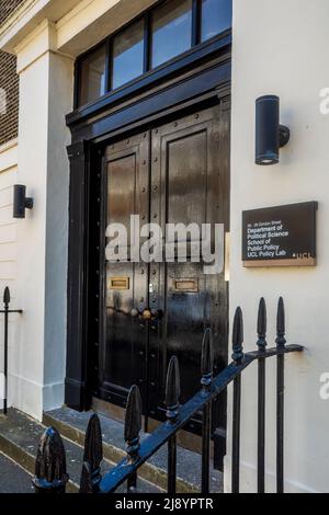 UCL Department of Political Science & School of Public Policy UCL Policy Lab London 36-38 Gordon St Bloomsbury London Stock Photo