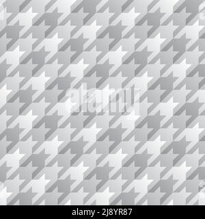 Black and white houndstooth pattern vector Stock Vector Image