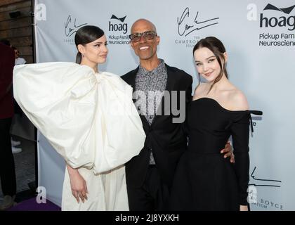 May 18, 2022, Los Angeles, California, USA: Sofia Carson, Victor Boyce and Dove  Cameron attend the Cameron Boyce Foundation's ''Cam For A Cause'' Inaugural  Gala. (Credit Image: © Billy Bennight/ZUMA Press Wire Stock Photo - Alamy