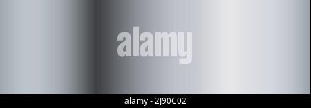 Panoramic steel background texture from silver - Vector illustration Stock Vector