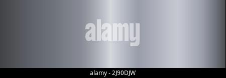 Panoramic steel background texture from silver - Vector illustration Stock Vector