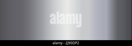 Panoramic steel background texture from silver - Vector illustration Stock Vector