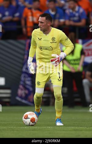 Seville, Spain. 18th May, 2022. Allan McGregor (Rangers FC) in action during UEFA Europa League 2022 Final - Eintracht vs Rangers, football Europa League match in Seville, Spain, May 18 2022 Credit: Independent Photo Agency/Alamy Live News Stock Photo