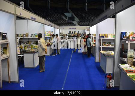 Kolkata, West Bengal, India. 19th May, 2022. The 3rd Kolkata District Book Fair (14th to 20th May, 2022), which is organizing by the Directorate of Library Services, Govt. of West Bengal. Around 74 publishers appeared at this fair with their Bengali, English, Hindi and Urdu publications. (Credit Image: © Biswarup Ganguly/Pacific Press via ZUMA Press Wire) Stock Photo