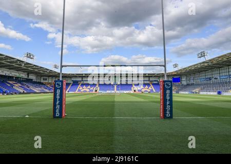 Warrington, UK. 19th May, 2022. A general view of the Halliwell Jones Stadium in Warrington, United Kingdom on 5/19/2022. (Photo by Mark Cosgrove/News Images/Sipa USA) Credit: Sipa USA/Alamy Live News Stock Photo