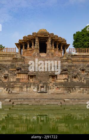 Surya Kund at Sun temple, Modhera, Gujarat Stock Photo