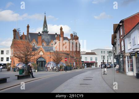 The Town Hall on Market Place in Wokingham, Berkshire in the UK Stock Photo