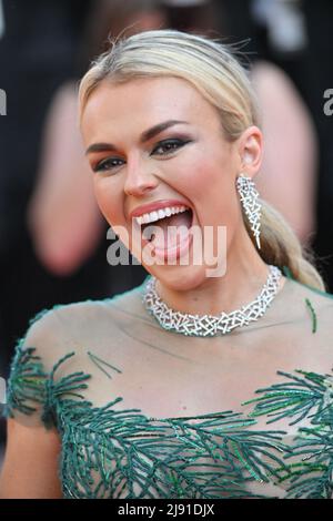 Tallia Storm 75th Cannes Film Festival Opening red carpet and for the