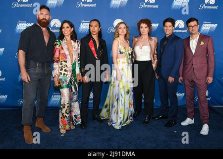 Devan Long, Sheila Carrasco, Roman Zaragoza, Rose McIver, Rebecca Wisocky, Asher Grodman and Richie Moriarty Stock Photo