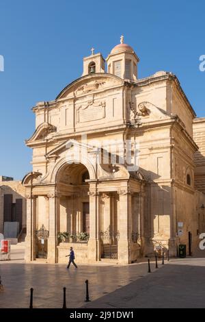 The Church of St Catherine of Italy (aka Church of St Catherine of Alexandria), Valletta, Malta Stock Photo