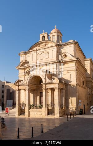 The Church of St Catherine of Italy (aka Church of St Catherine of Alexandria), Valletta, Malta Stock Photo