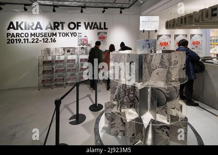 tokyo, japan - december 03 2019: Souvenir shop of Akira Art of