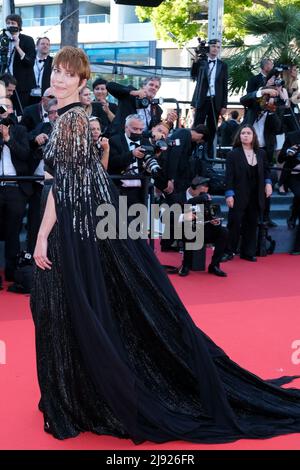 Cannes, France. 19th May, 2022. Cannes, France, Thursday, May. 19, 2022 - Rebecca Hall is seen at the Armageddon Time red carpet during the 75th Cannes Film Festival at Palais des Festivals et des Congrès de Cannes . Picture by Credit: Julie Edwards/Alamy Live News Stock Photo