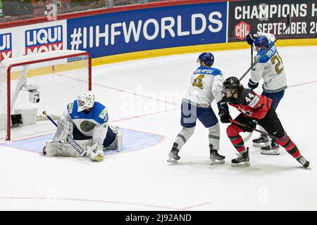 Helsinki, Finland. 19th May, 2022. SHUTOV Andrei (Kazakhstan) during World Championship - Canada vs Kazakhstan, Ice Hockey in Helsinki, Finland, May 19 2022 Credit: Independent Photo Agency/Alamy Live News Stock Photo