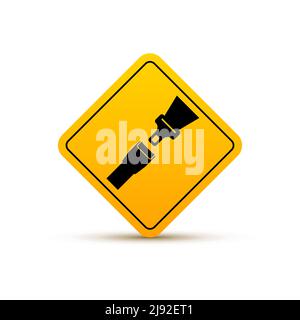 Car safety belt. Seatbelt safe buckle icon isolated. Security strap fasten accident insurance Stock Vector