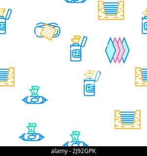 Wipe Hygiene Accessory Vector Seamless Pattern Stock Vector Image & Art ...