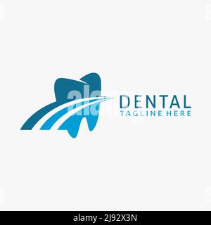 Dentistry logo design Stock Vector