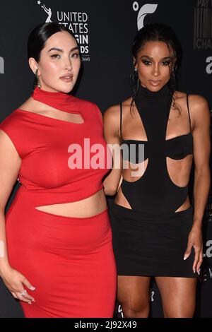 New York, NY, USA. 19th May, 2022. Yumi Nu, Ciara at arrivals for Sports Illustrated Swimsuit 2022 Issue Release Party, Hard Rock Hotel Times Square, New York, NY May 19, 2022. Credit: Kristin Callahan/Everett Collection/Alamy Live News Stock Photo