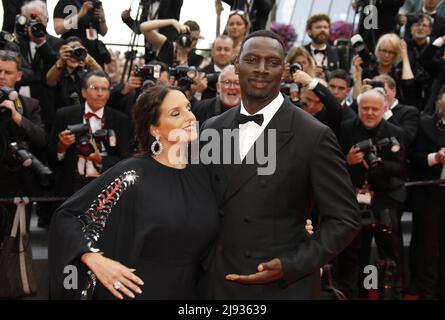 Cannes, France. 18th May, 2022. Omar Sy attends the screening of 'Top Gun: Maverick' during the 75th annual Cannes film festival at Palais des Festivals on May 18, 2022 in Cannes, France. Photo: DGP/imageSPACE Credit: Imagespace/Alamy Live News Stock Photo