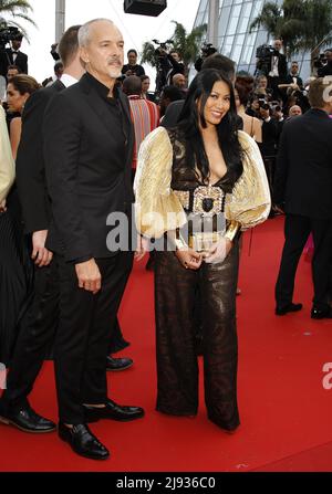Cannes, France. 18th May, 2022. Anggun attends the screening of 'Top Gun: Maverick' during the 75th annual Cannes film festival at Palais des Festivals on May 18, 2022 in Cannes, France. Photo: DGP/imageSPACE Credit: Imagespace/Alamy Live News Stock Photo