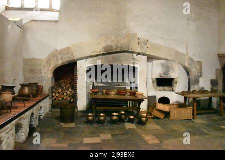 King Henry VIII's Kitchens, Hampton Court Palace, Richmond, London, England. Stock Photo