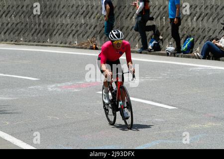 iida, nagano, japan, 2022/19/05 , professional cycling Tour of Japan held in Iida in spring 2022. Stock Photo