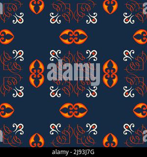 Seamless  pattern multicolor in the Arabian style. Sample  traditional ornament of the peoples and countries of Asia, in which saturated colors attrac Stock Vector
