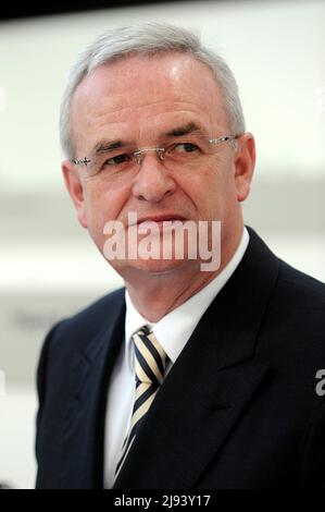 Ingolstadt. 7th May, 2008. ARCHIVE PHOTO: Martin WINTERKORN will be 75 years old on May 24, 2022, Prof.Dr.rer.nat. Martin WINTERKORN, Chairman of the Supervisory Board, portrait. Audi Annual General Meeting on May 7th, 2008 in Ingolstadt.Automotive industry. Â Credit: dpa/Alamy Live News Stock Photo