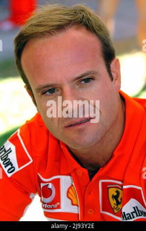 ARCHIVE PHOTO: Rubens BARRICHELLO turns 50 on May 23, 2022 SN 0303Melb 140.jpg Rubens BARRICHELLO, BRA, Ferrari, Portrait, Portrait- Formula One, before the Australian GP in Melbourne on 03/03/2005. Stock Photo