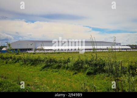 Amazon Deport / Distribution Centre, Deeside, Chester, Flintshire Stock ...