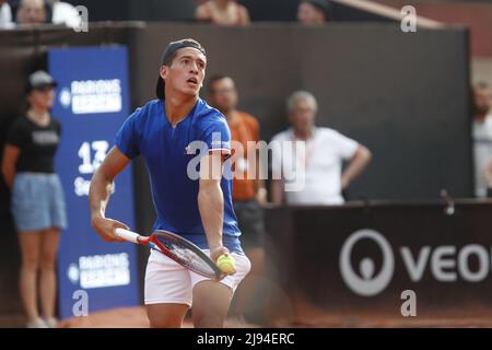 Lyon, France - May 19, 2022, Sebastien BAEZ (ARG) during the Open Parc Auvergne-Rhone-Alpes Lyon 2022, ATP 250 Tennis tournament on May 19, 2022 at Parc de la Tete d'Or in Lyon, France - Photo: Romain Biard/DPPI/LiveMedia Stock Photo