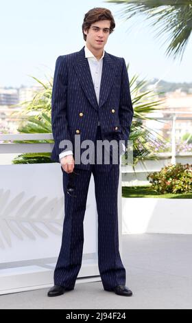 Cannes, France. 20th May, 2022. Italian actor Lorenzo Zurzolo attends the photo call for EO at Palais des Festivals at the 75th Cannes Film Festival, France on Friday, May 20, 2022. Photo by Rune Hellestad/ Credit: UPI/Alamy Live News Stock Photo