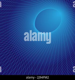 Modern abstract waves or wire background using as header or backgrop, vector illustration Stock Vector