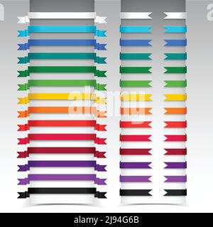 Mega collection of various ribbons different colors and shapes whole ...