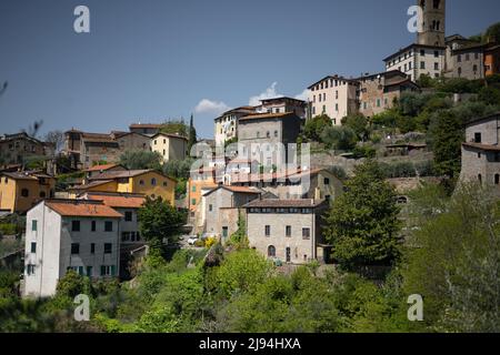 Uzzano, a village in 'Svizzera Pesciatina' a region north of Pescia in Tuscany, Italy