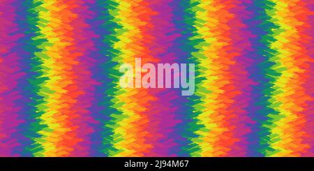 Abstract colorful seamless pattern with rainbow colors, vibrant background, great for textiles, wrapping, banners, wallpapers - vector design Stock Vector