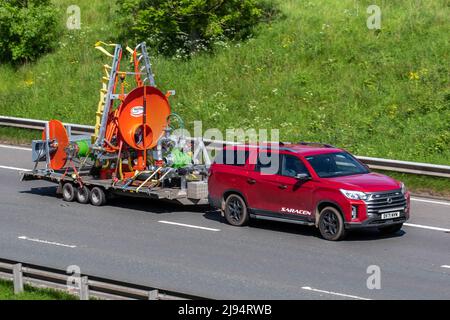 2022 red Ssangyong Musso Stock Photo - Alamy