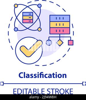 Folder Network Icon. Thin Circle Stencil Design. Vector Illustration ...