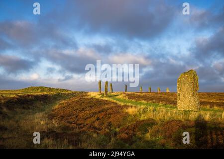 The Ring of Brodgar, Mainland, Orkney Isles, Scotland, UK Stock Photo