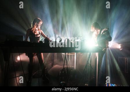 Copenhagen, Denmark. 19th, May  2022. The Danish electronic music producer, DJ and composer Courtesy performs a live concert at Hotel Cecil in Copenhagen. (Photo credit: Gonzales Photo - Flemming Bo Jensen). Stock Photo