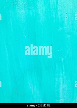 Turquoise backgrounds. Painted metal wall. Stock Photo