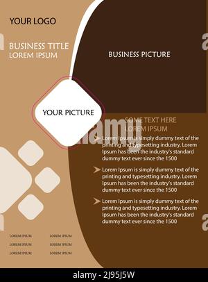 free marketing flyer design Stock Vector